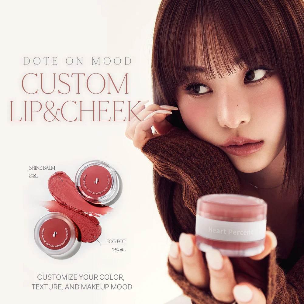 Heart Percent - Dote On Mood Custom Lip&Cheek - 7 Colors - Image 3