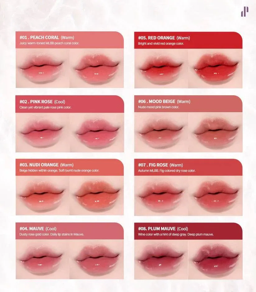 Heart Percent - Dote On Mood Pure Glow Tint - 16 Colors - Image 3