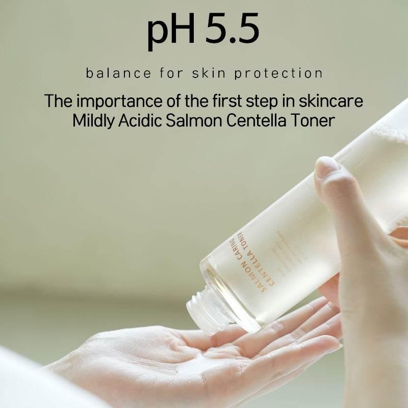 Heveblue - Salmon Caring Centella Toner 200ml - Image 3