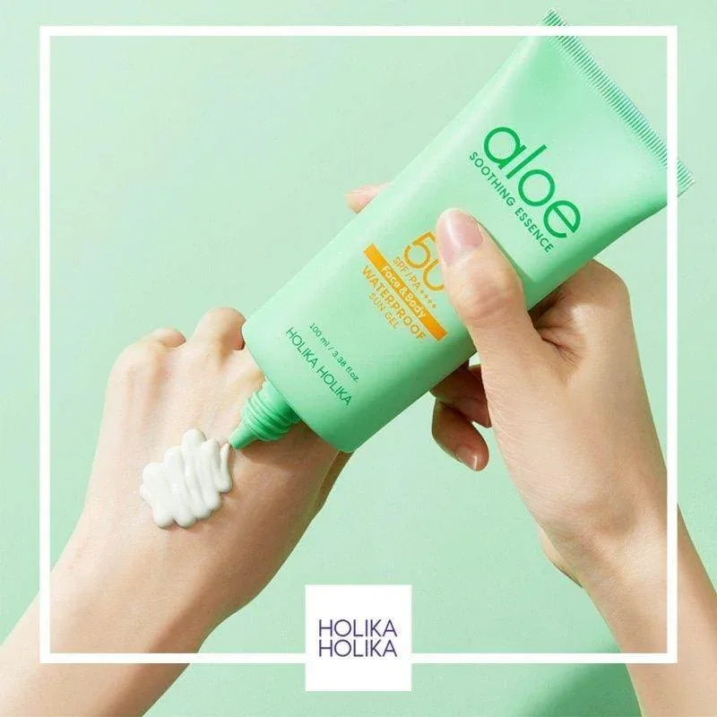Holika Holika - Aloe Soothing Essence Water Proof Sunscreen 50 SPF++++ 70ml - Image 2