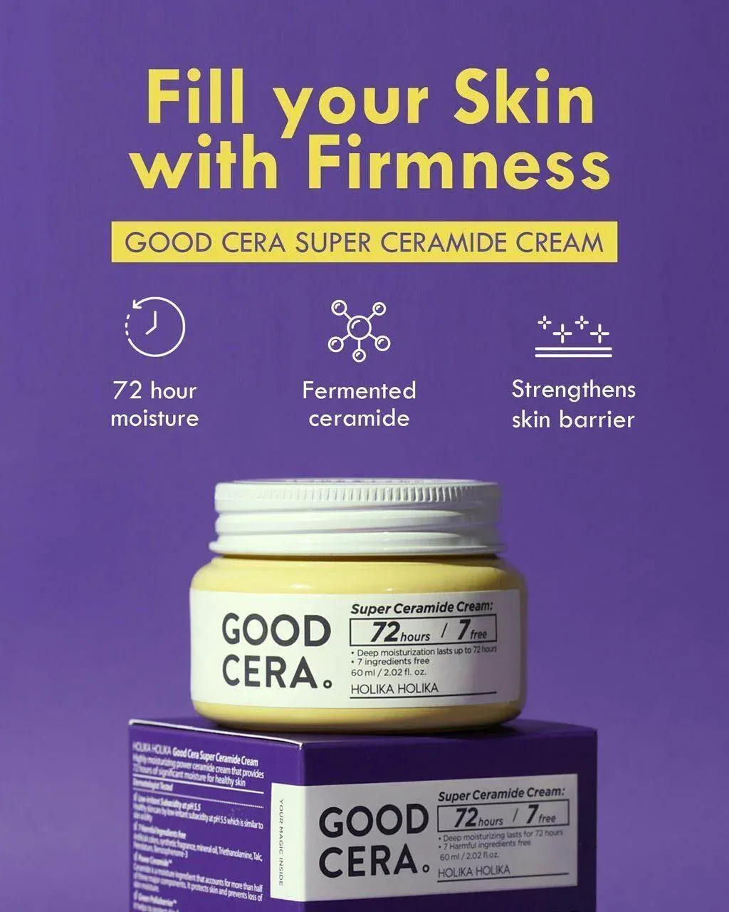 Holika Holika - Super Ceramide Cream 60 ml - Image 3