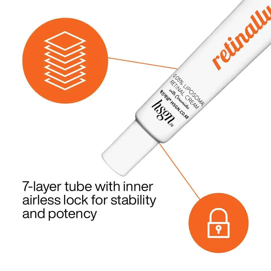 HSGN - Extremely Retinally Liposomal Retinal Cream 0.1 - 20g - Image 2