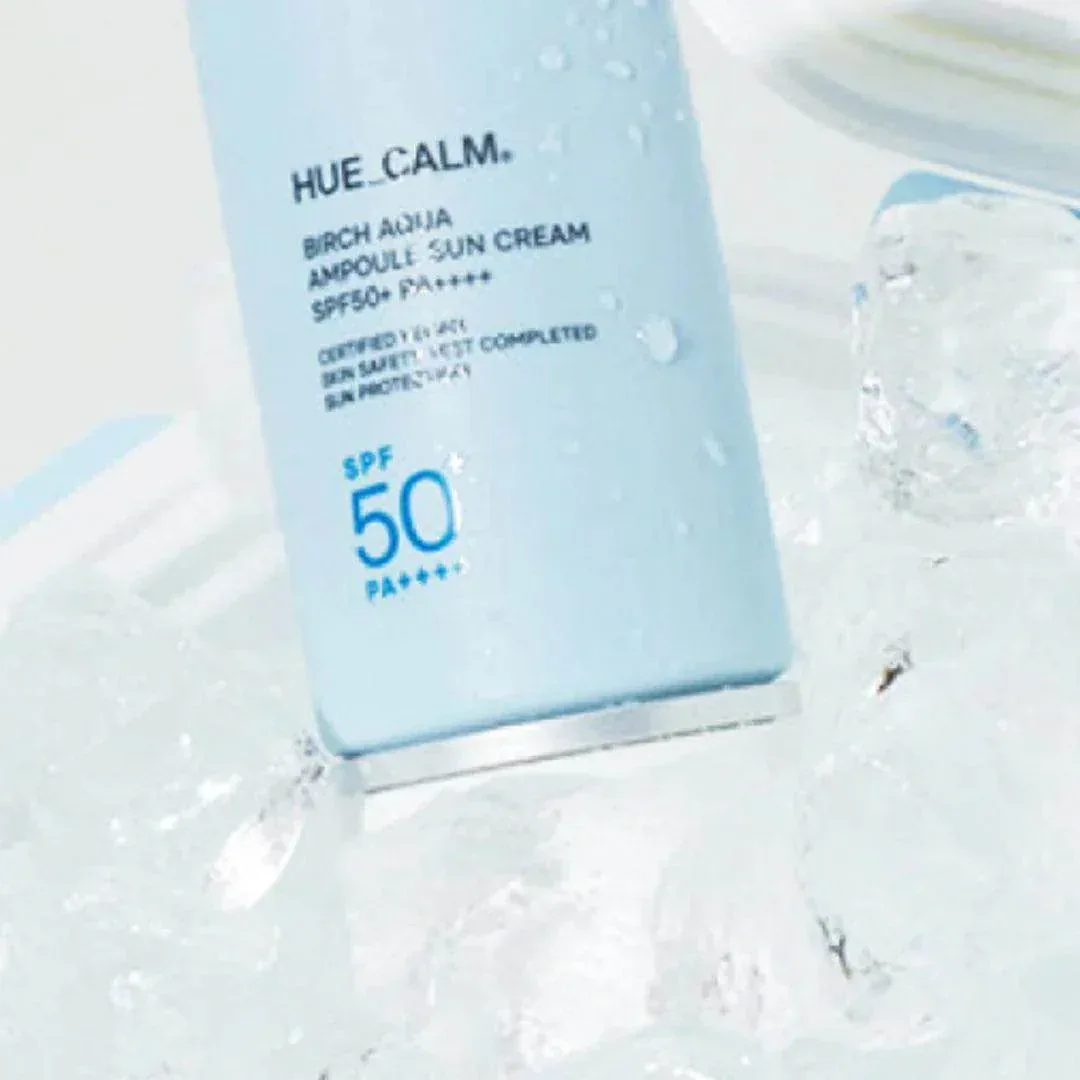 Hue_Calm - Birch Aqua Ampoule Sun Cream SPF50+ PA++++ - Image 3
