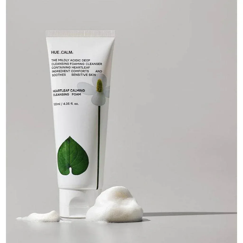 Hue_Calm - Heartleaf Calming Cleansing Foam 120ml - Image 3