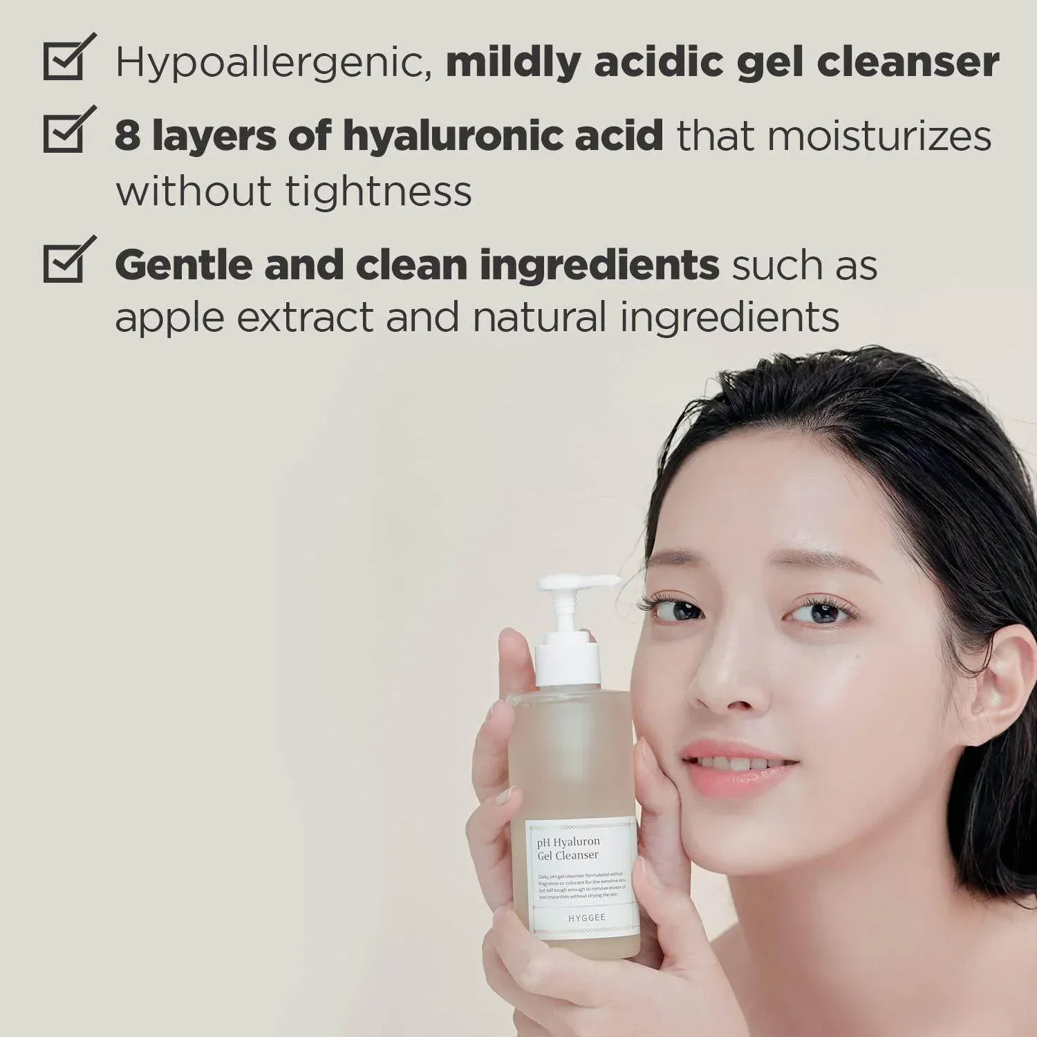 Hyggee - pH Hyaluron Gel Cleanser 200ml - Image 3