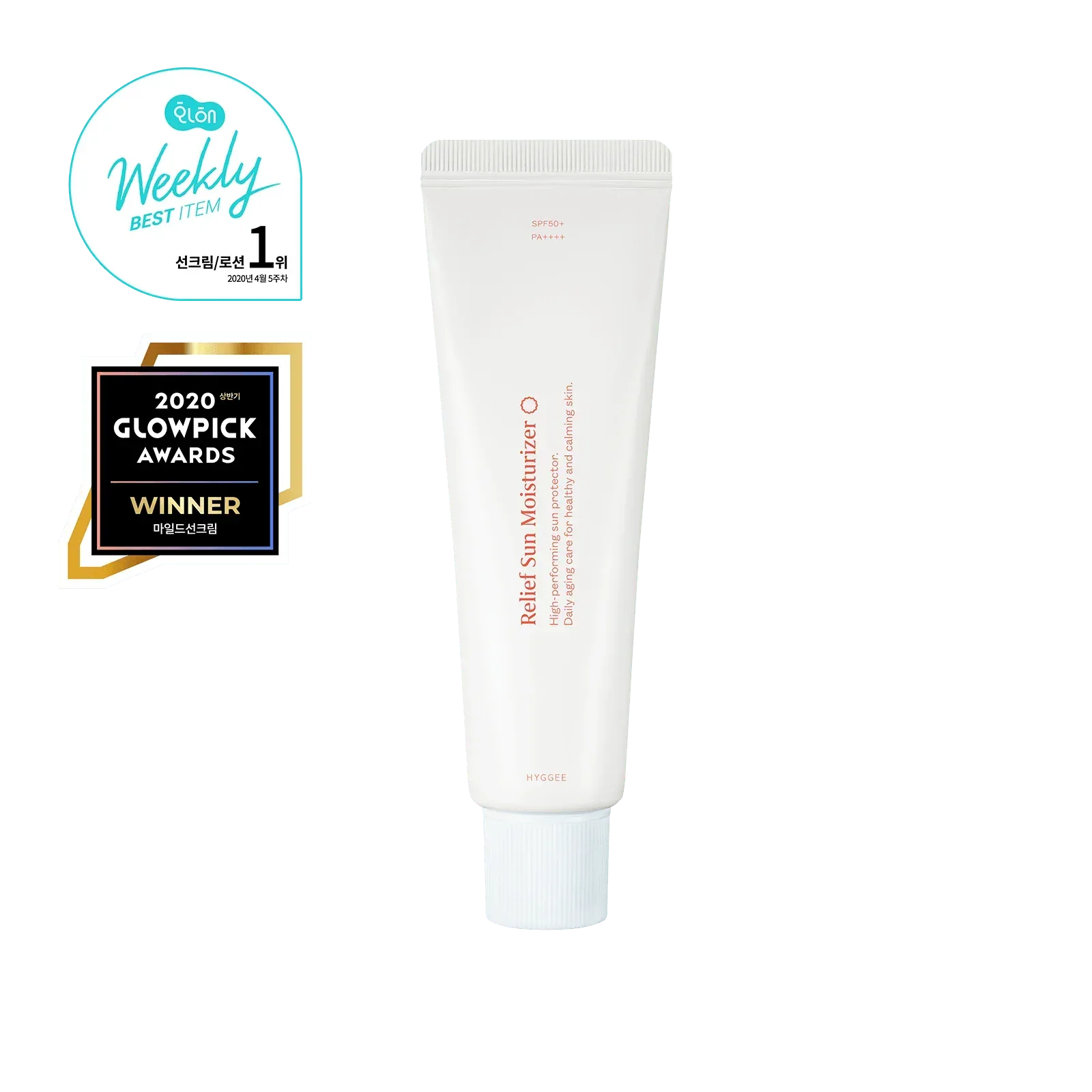 Hyggee - Relief Sun Moisturizer SPF50+ PA++++ 50ml