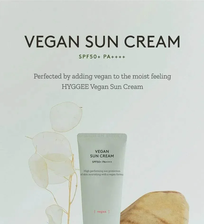Hyggee - Vegan Sun Cream SPF50+ PA++++ 50ml - Image 3