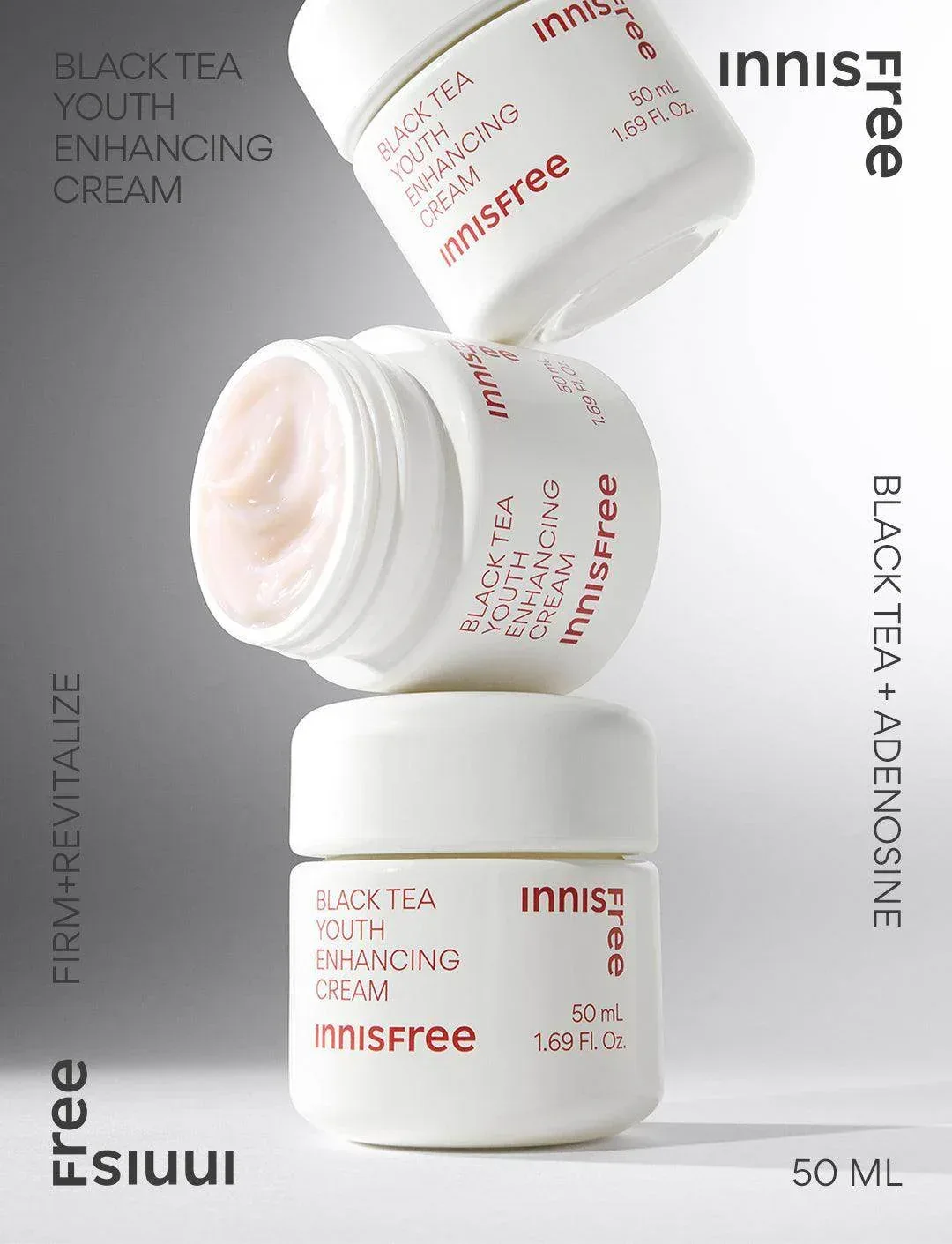 Innisfree - Black Tea Youth Enhancing Cream 50ml - Image 4