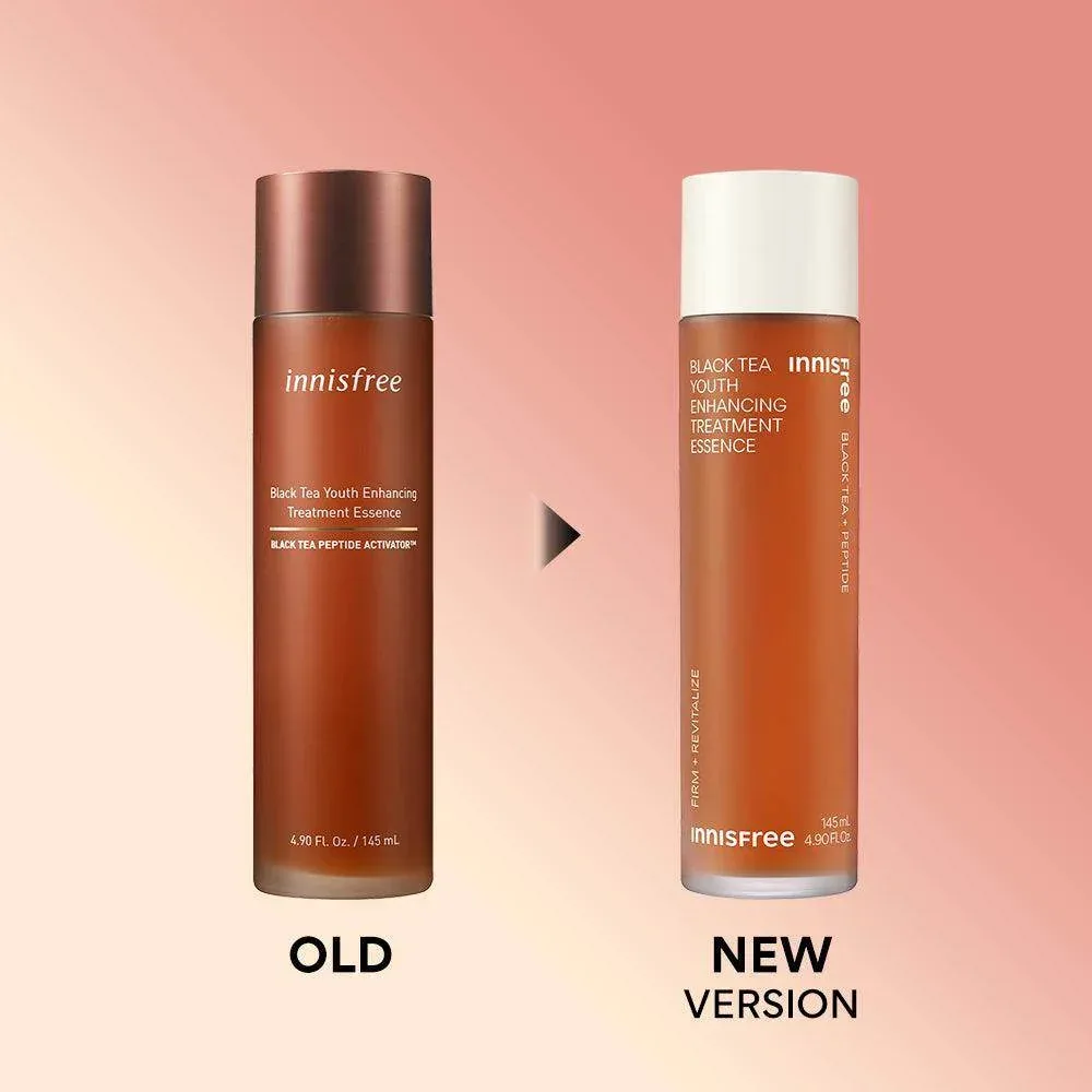 Innisfree - Black Tea Youth Enhancing Treatment Essence 145ml - Image 3