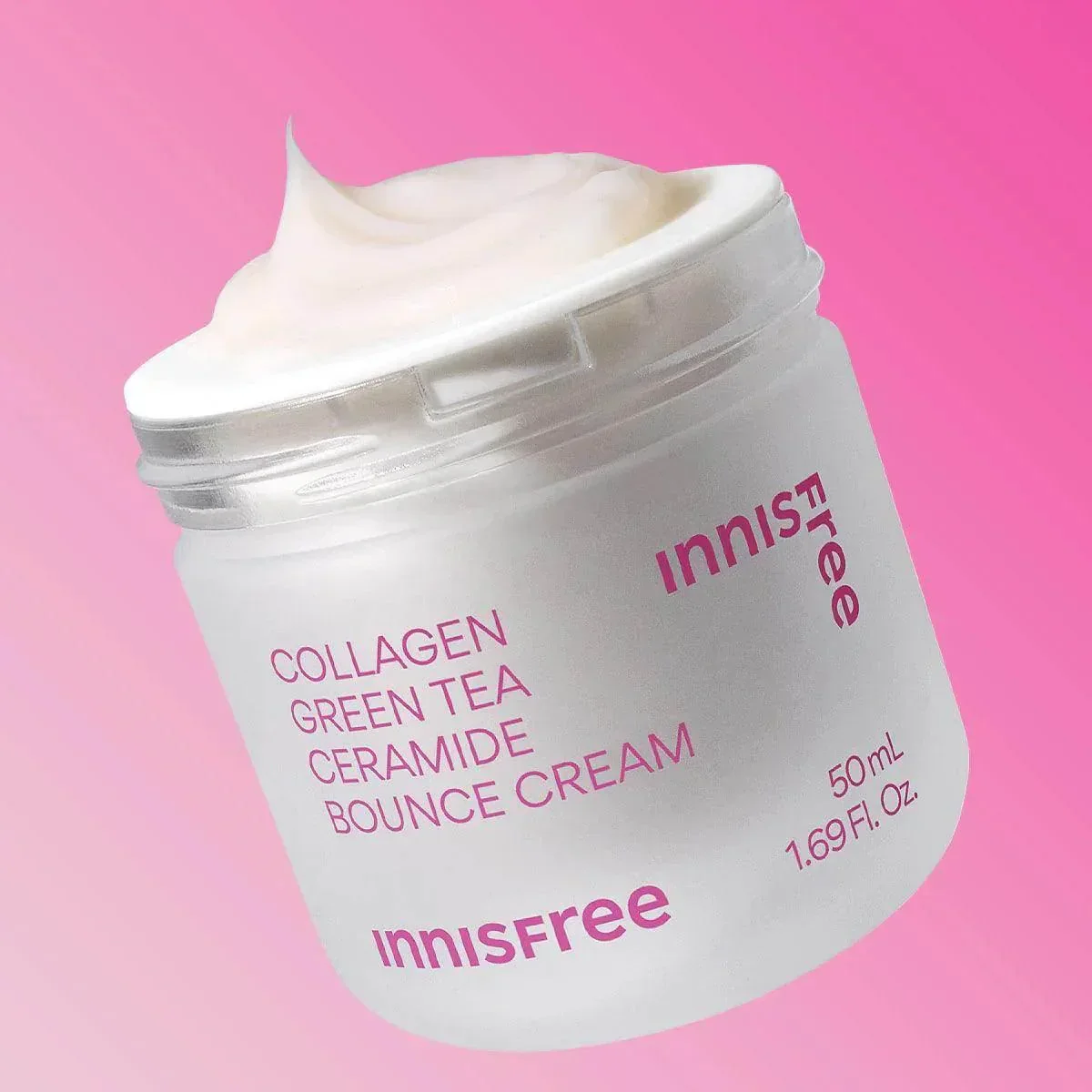 Innisfree - Collagen Green Tea Ceramide Bounce Cream 50ml - Image 4