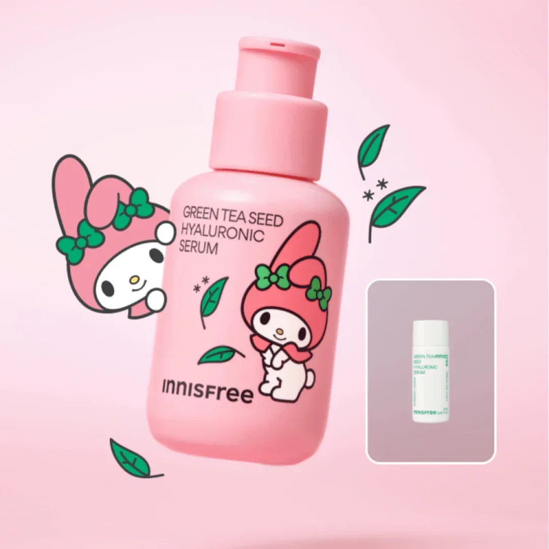 Innisfree - Green Tea Hyaluronic Serum 80ml + 15ml (MyMelody Edition)