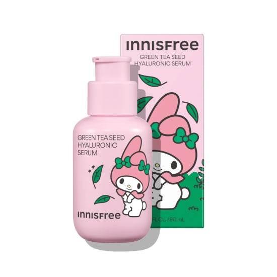 Innisfree - Green Tea Hyaluronic Serum 80ml + 15ml (MyMelody Edition) - Image 3