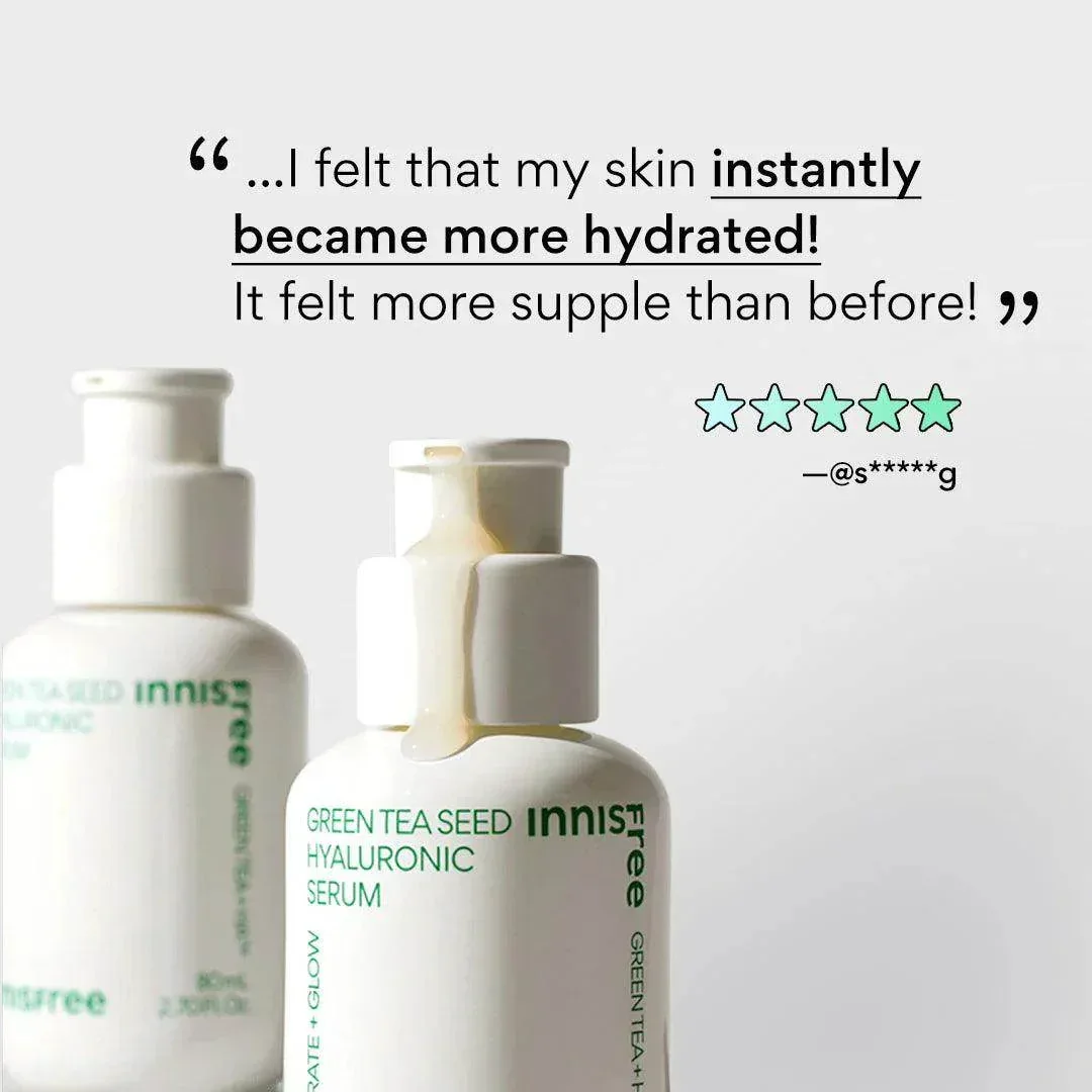 Innisfree Green Tea Seed Hyaluronic Serum 80ml - Image 3