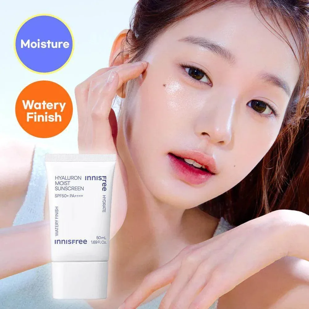 Innisfree - Hyaluron Moist Sunscreen SPF50+ PA++++ 50ml - Image 3