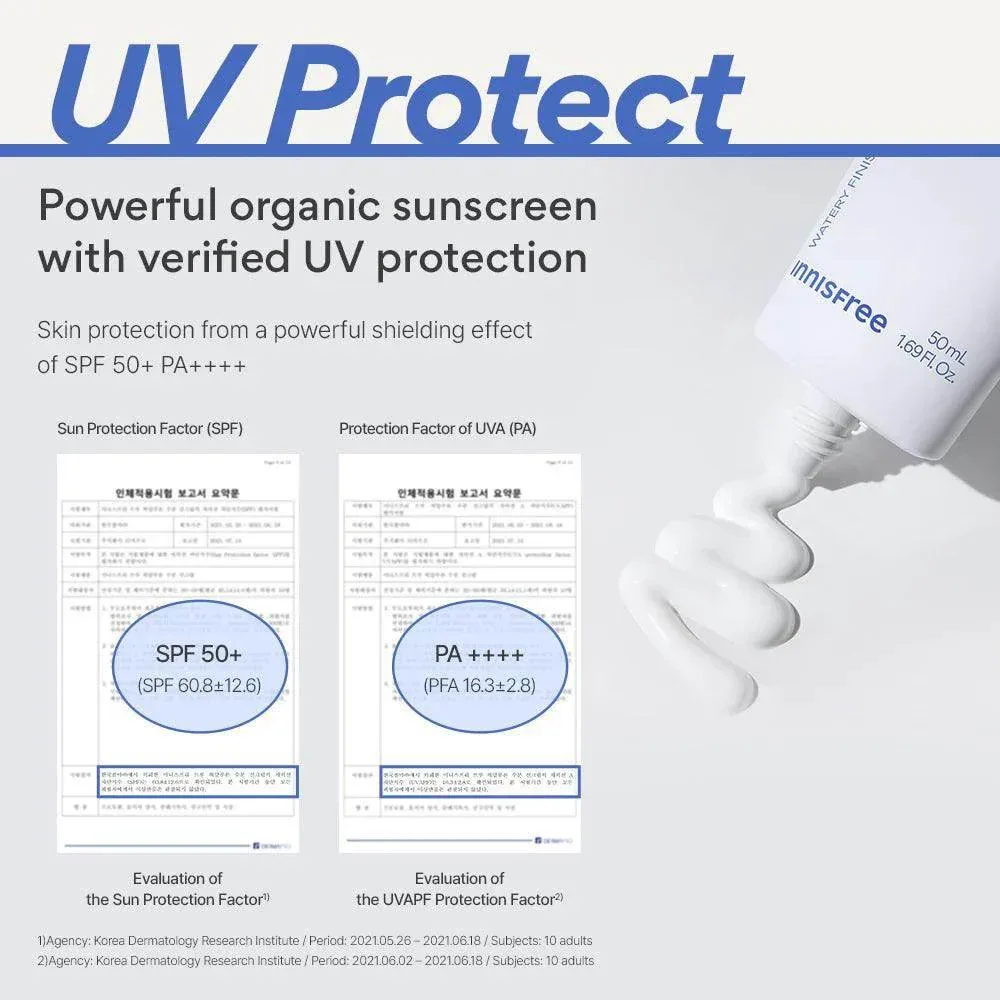 Innisfree - Hyaluron Moist Sunscreen SPF50+ PA++++ 50ml - Image 4
