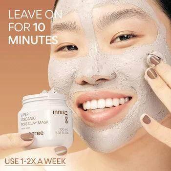 Innisfree Super Volcanic Pore Clay Mask 100ml - Image 4