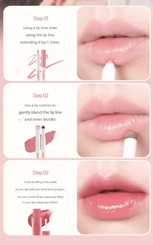 IPKN - Fluffy Lip Pencil - 8 Colors - Image 3