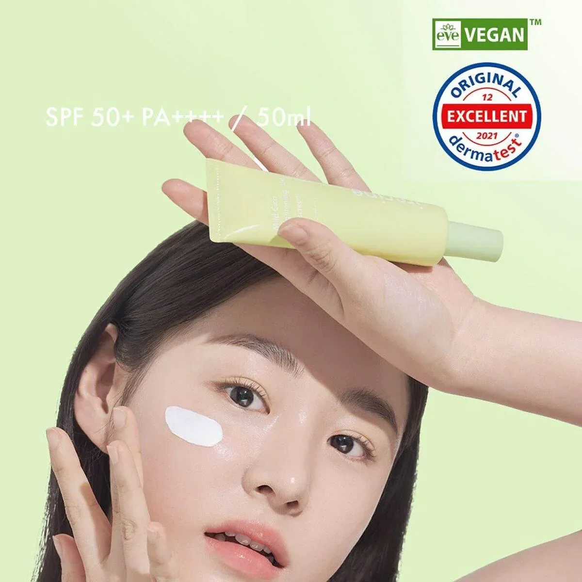 Irecipe - Mild Cica Brightening Up Sunscreen SPF50+ PA++++ 50ml - Image 2