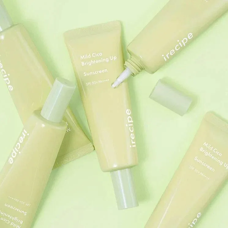 Irecipe - Mild Cica Brightening Up Sunscreen SPF50+ PA++++ 50ml - Image 3