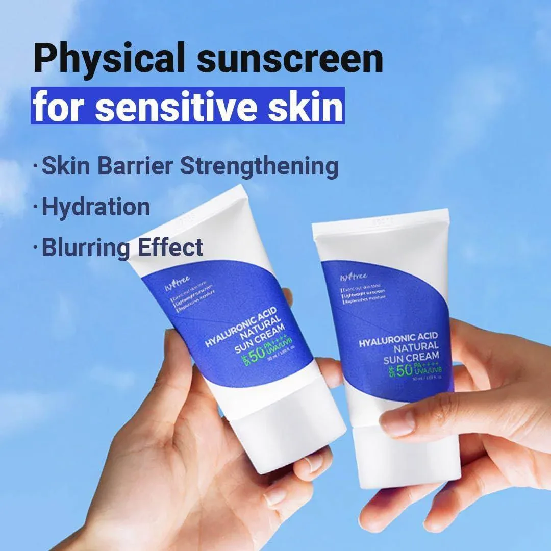Isntree - Hyaluronic Acid Natural Sun Cream 50ml - Image 2