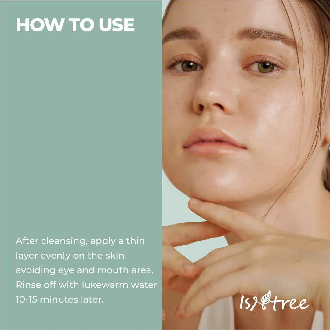 Isntree Mugwort Calming Clay Mask 100ml - Image 4