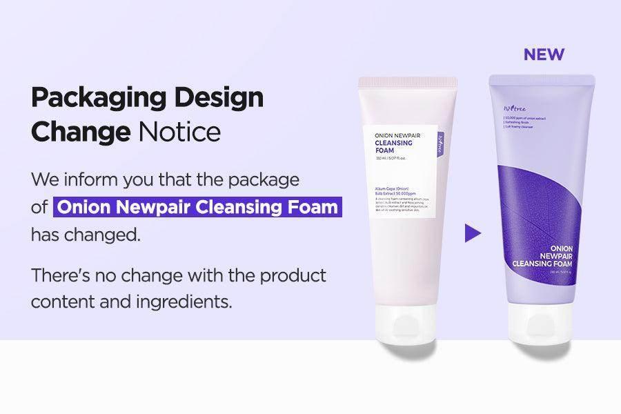 Isntree Onion Newpair Cleansing Foam 150ml - Image 2
