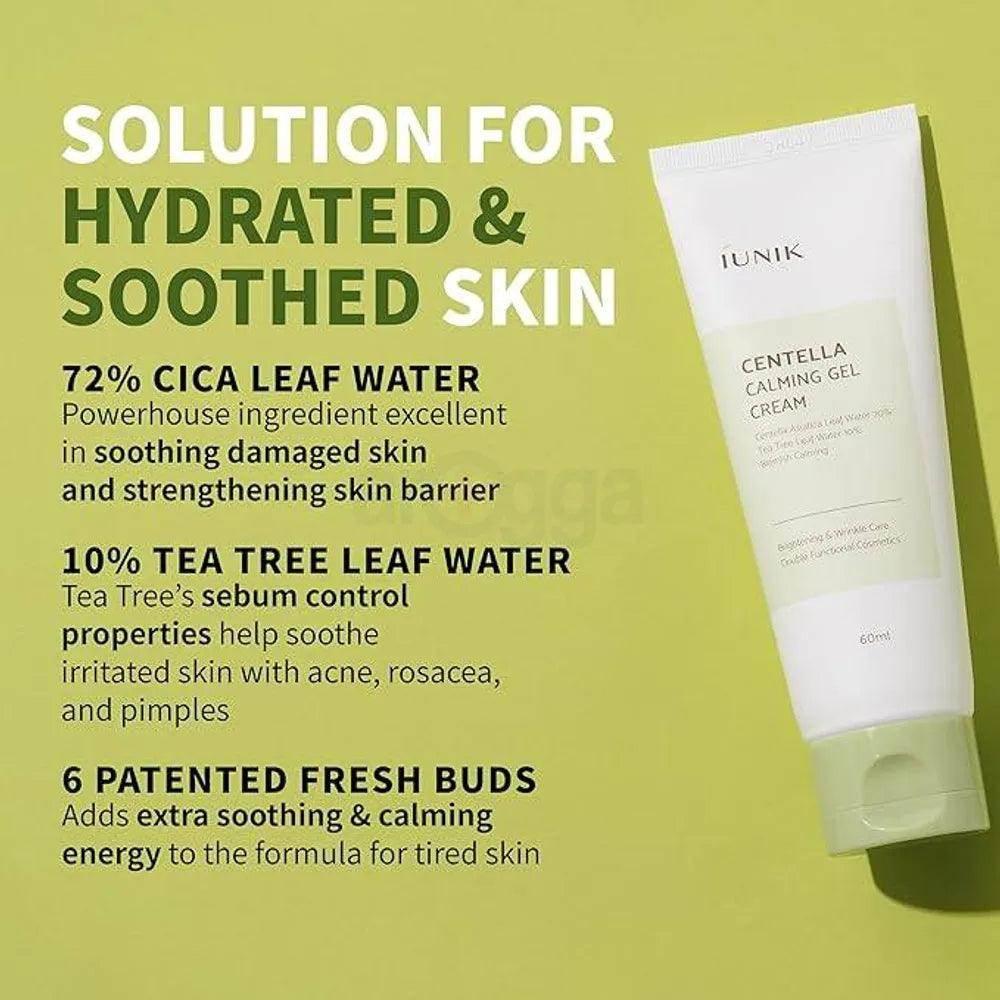 IUNIK - Centella Calming Gel Cream 60ml - Image 3