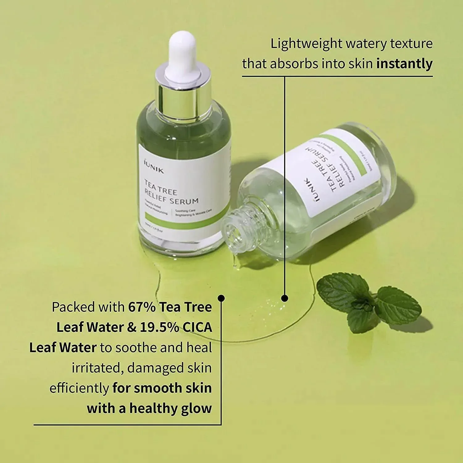 IUNIK - Tea Tree Relief Serum 50ml - Image 3
