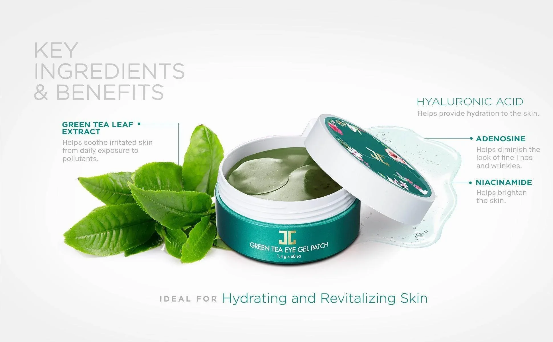 JayJun - Green Tea Eye Gel Patch 60ea - Image 3