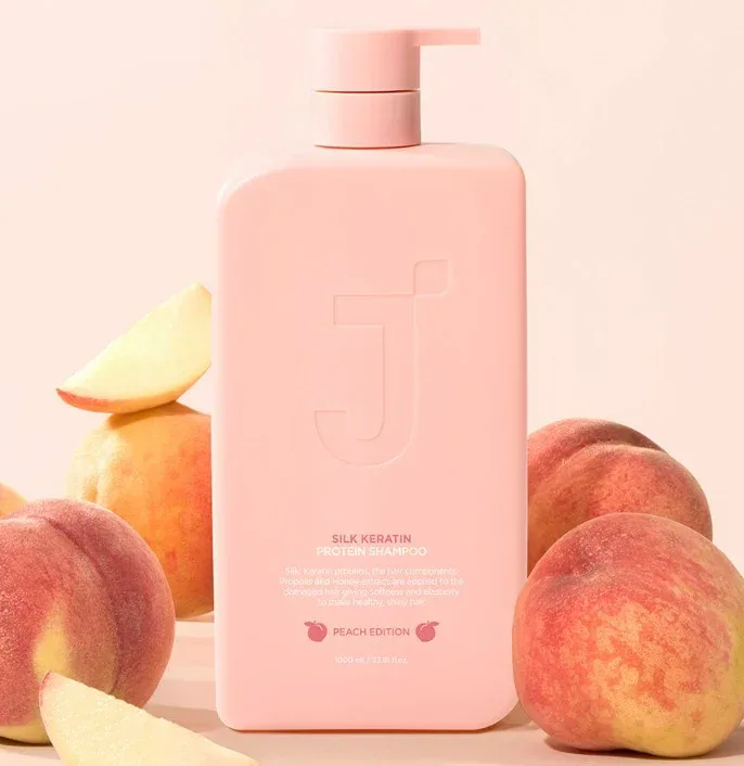 Jsoop - Silk Keratin Protein Hair Pack Treatment Peach Edition 1000ml - Image 2