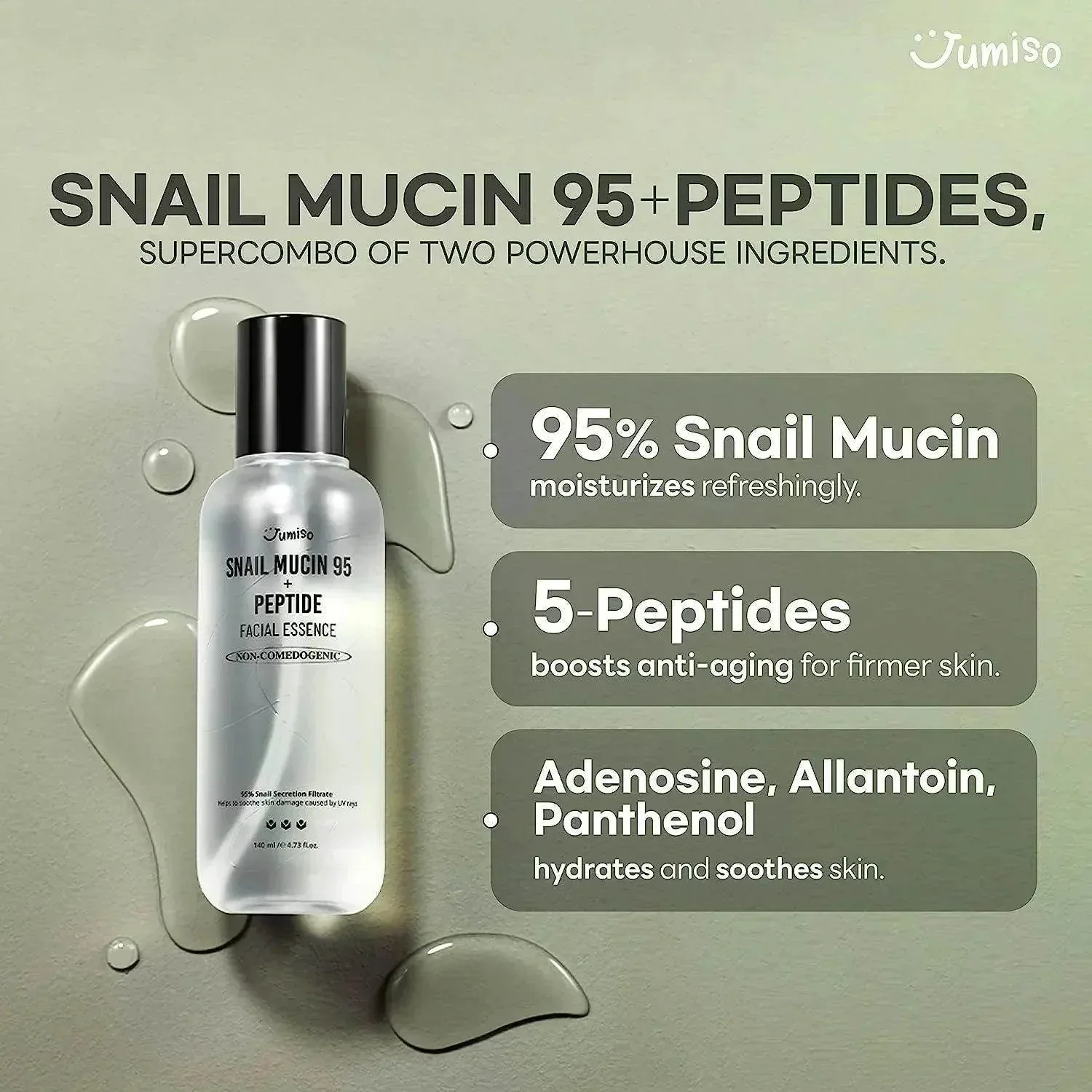 Jumiso - Snail Mucin 95 + Peptide 140ml - Image 4
