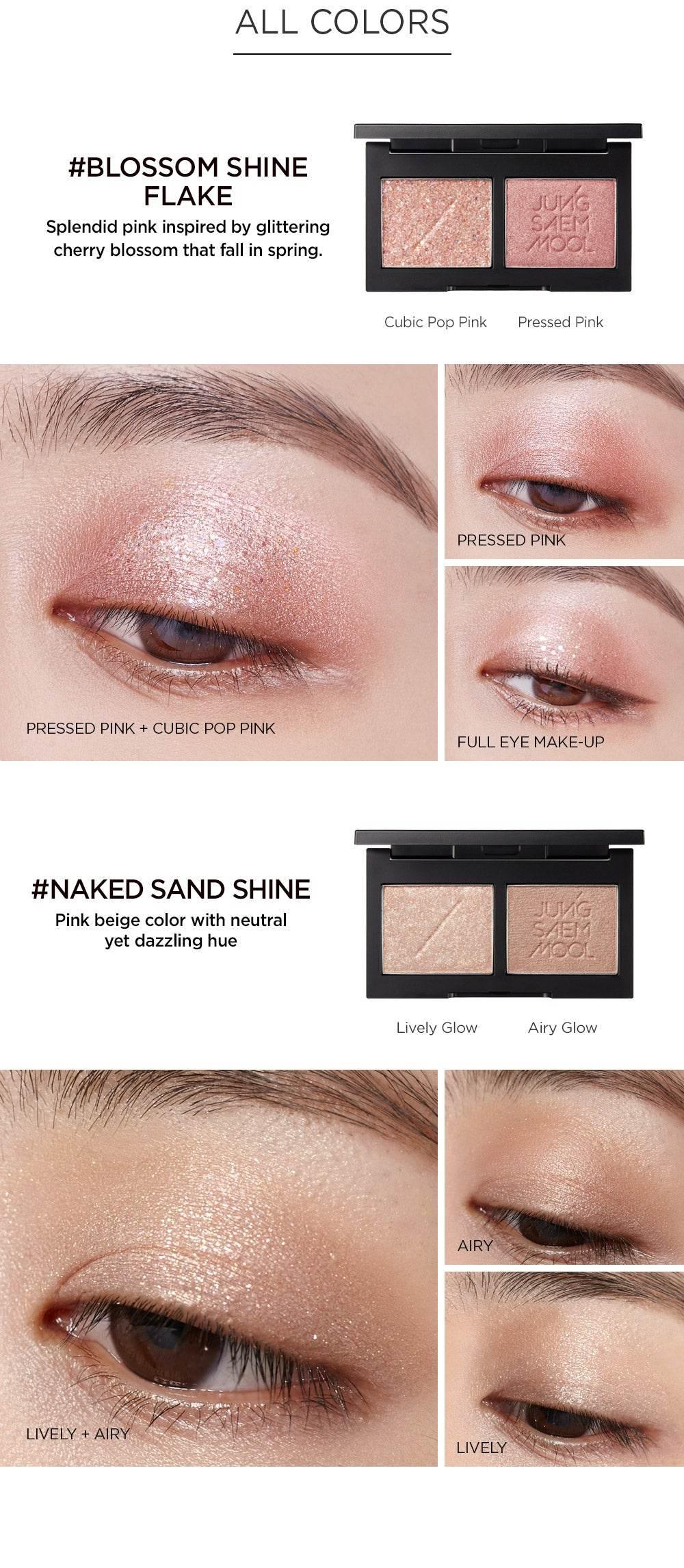 Jung Saem Mool - Refining Eyeshadow Double - 2 Colors - Image 3