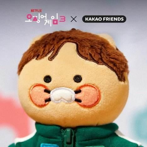 Kakao - Netflix Squid Game X Kakao Friends Player Keyring_Chunsik - Image 2