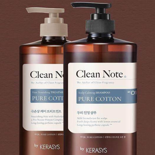 Kerasys - Clean Note Pure Cotton Shampoo 1000ml - Image 2