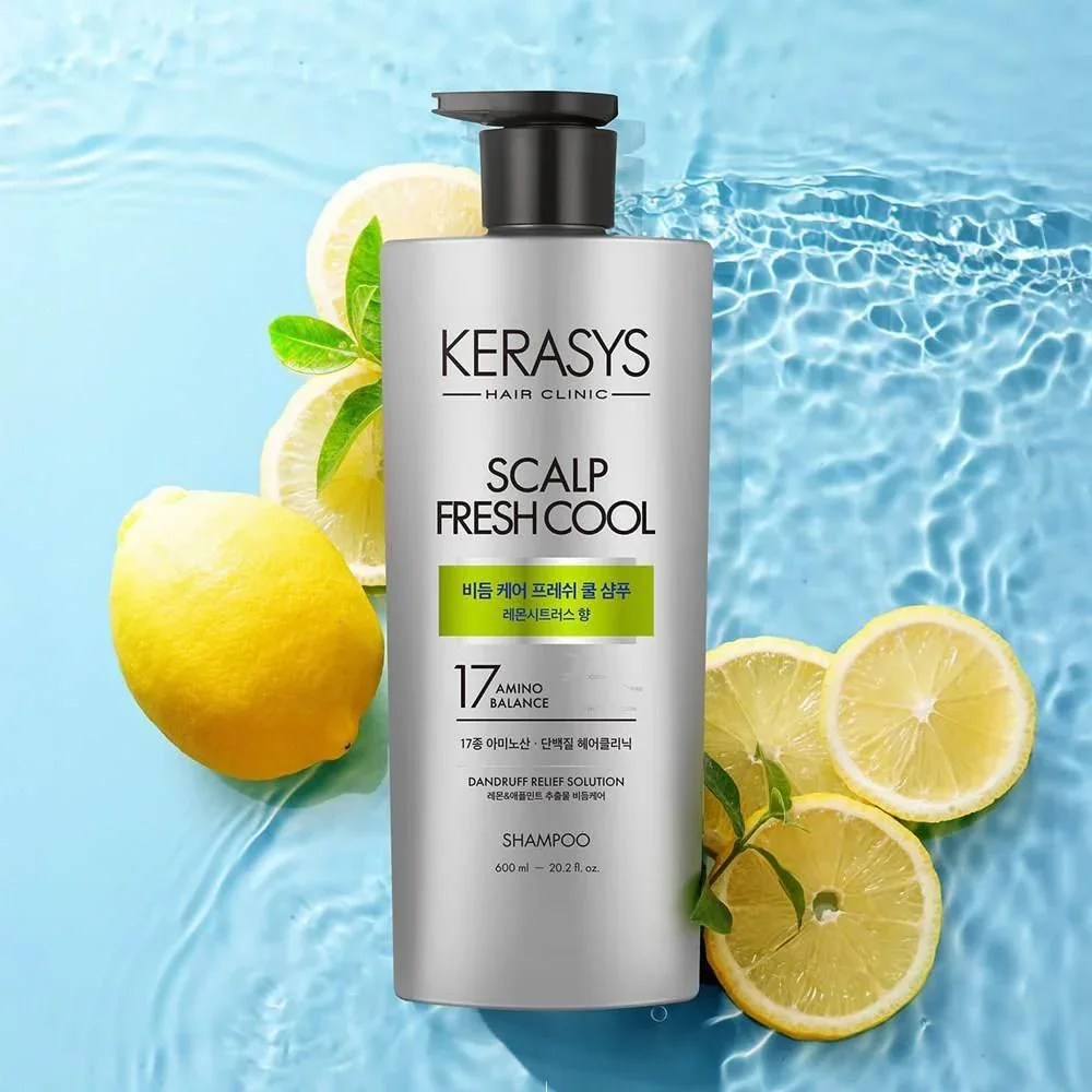 Kerasys - Scalp Fresh Cool 17 Amino Lemon Shampoo 600ml - Image 2