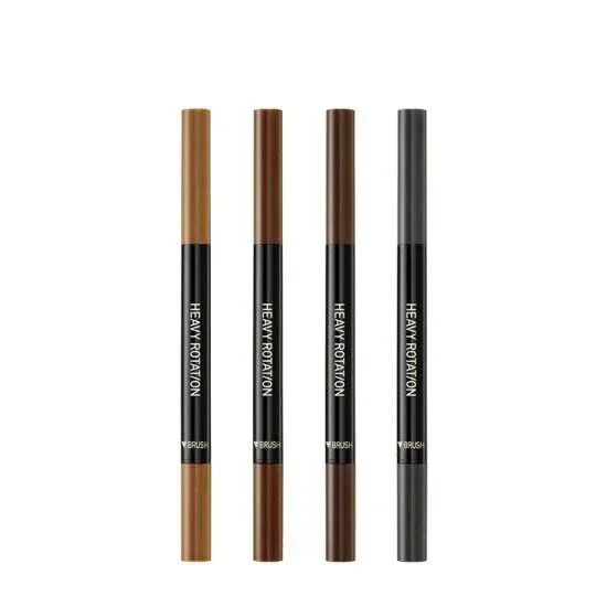 Kiss Me - Hard Edge Eyebrow Pencil 1+1 - 4 Colors - Image 3