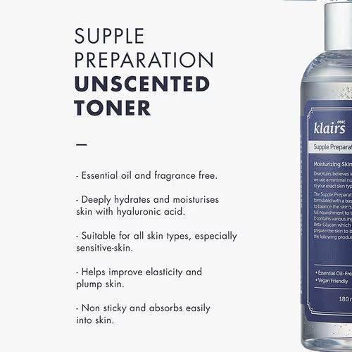 Klairs Supple Preparation Unscented Toner 180ml - Image 5