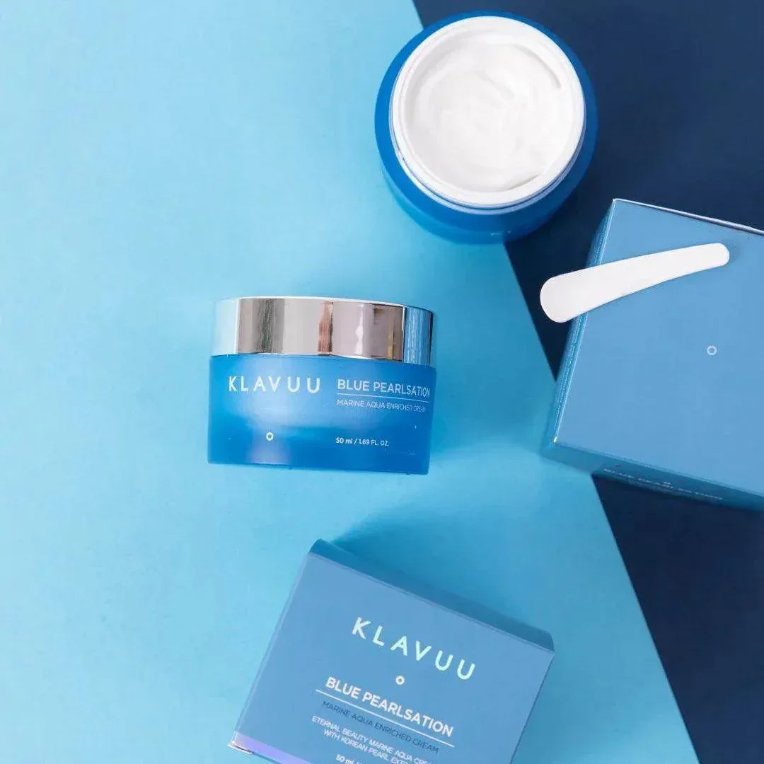 KLAVUU - Blue Pearlsation Marine Co Aqua Cream 50ml - Image 2