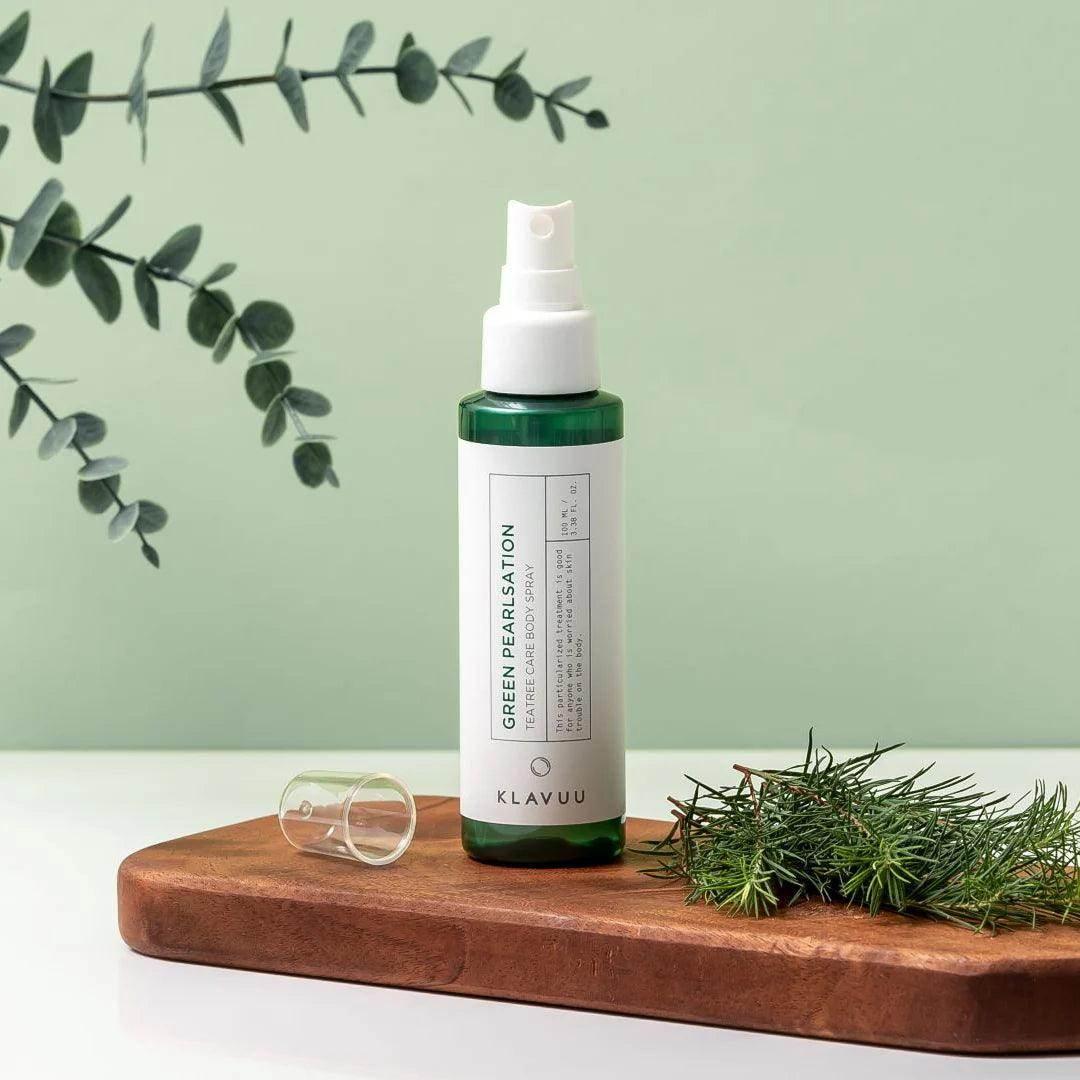 KLAVUU - Green Pearlsation Tea Tree Care Body Spray 100ml - Image 3