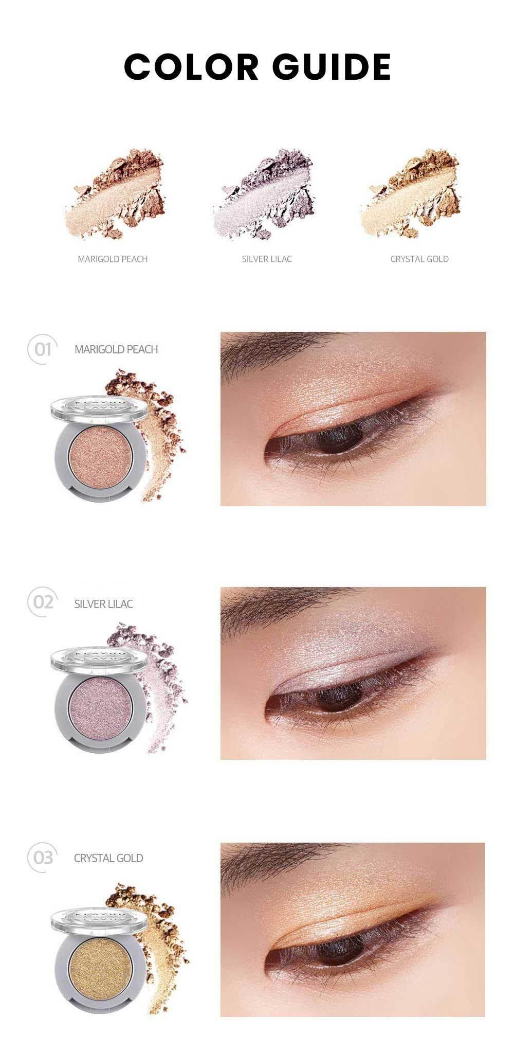 KLAVUU - Urban Pearlsation Sparkle Eye Shadow - 3 Colors - Image 2