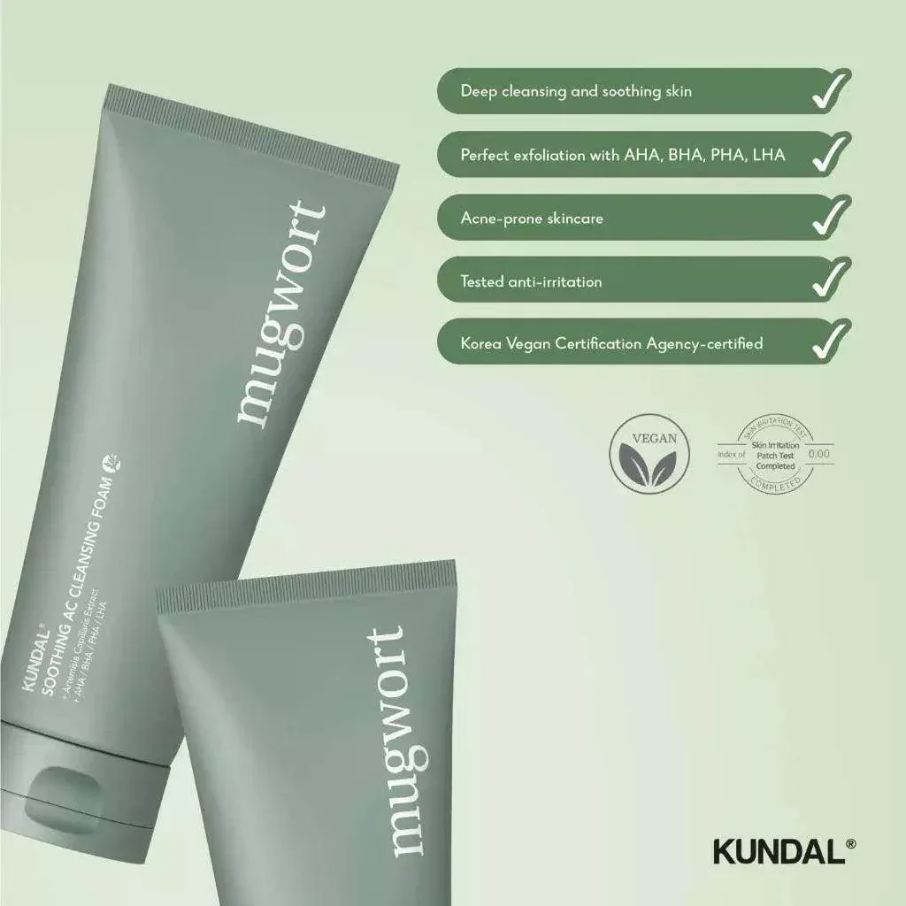 Kundal - Soothing AC Cleansing Foam 140ml - Image 3