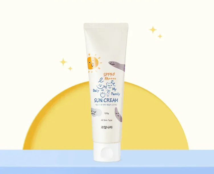 Kwailnara - Daily My Family Suncream SPF50+ PA++++ 120g - Image 2