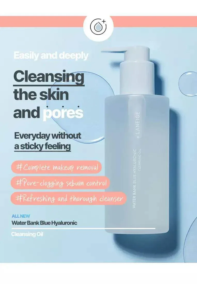 Laneige - Water Bank Blue Hyaluronic Cleansing Oil 250ml - Image 2