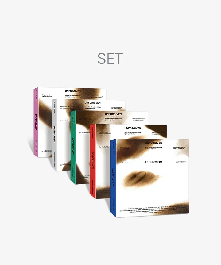 Le Sserafim - 1st Studio Album 'Unforgiven' (Compact Ver) (Set)