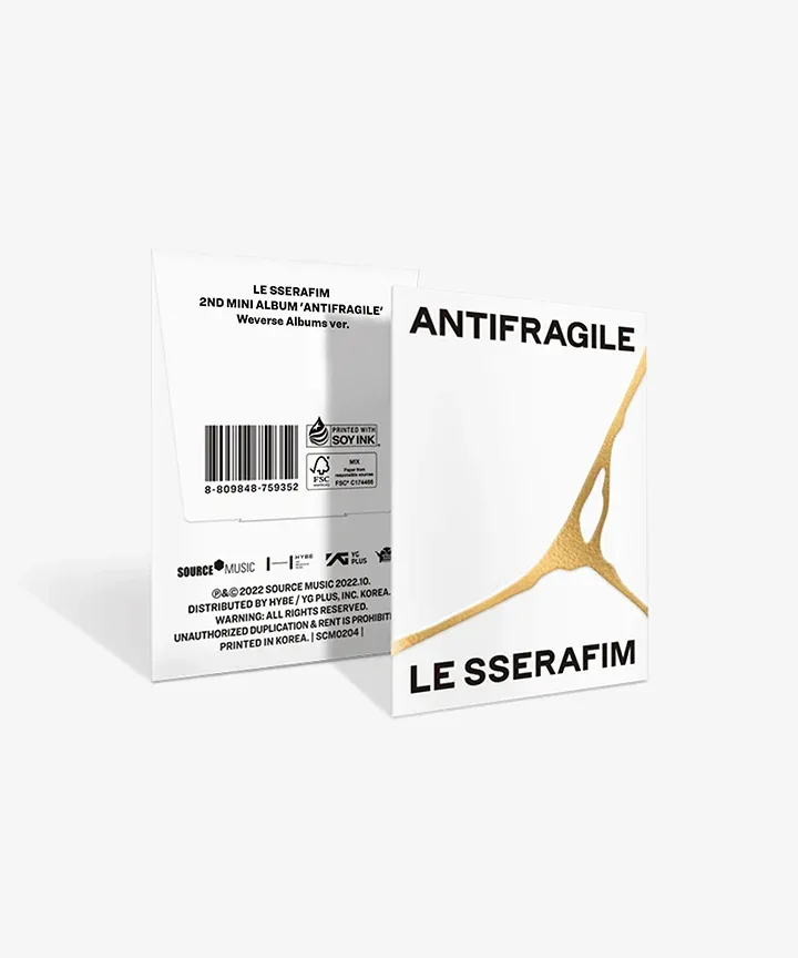 Le Sserafim - 2nd Mini Album "Antifragile' (Weverse Albums Ver)