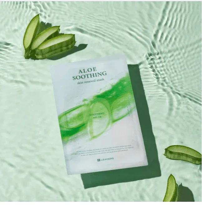 Leaders Aloe Soothing Skin Rewenal Mask (10 units) - Image 3