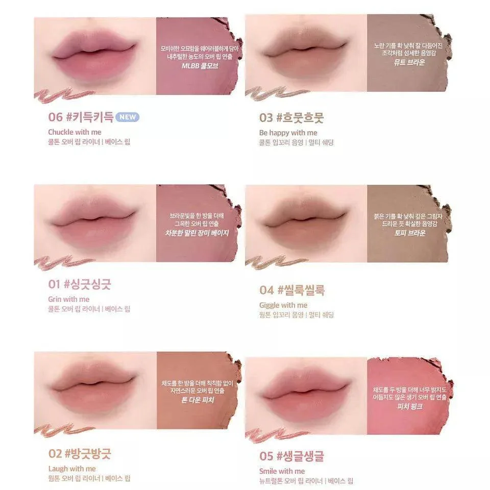 Lilybyred - Smiley Lip Blending Stick - 6 Colors - Image 3
