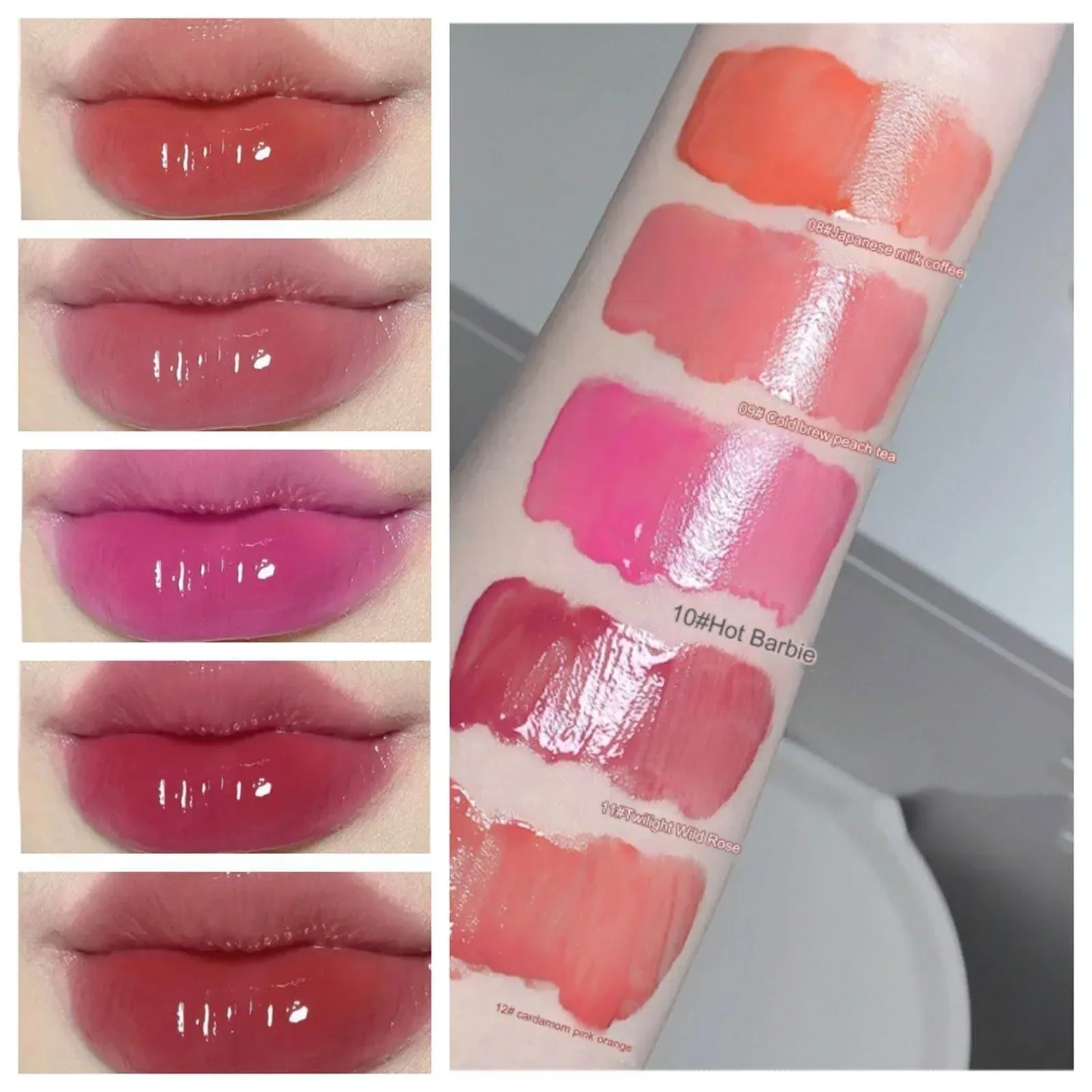 Macqueen - Dewy Water Glow Lip Tint - 5 Colors - Image 3