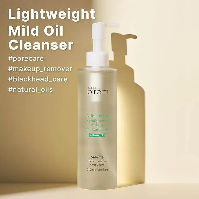 Make P:rem - Relief Moisture Cleansing Oil 210ml - Image 2