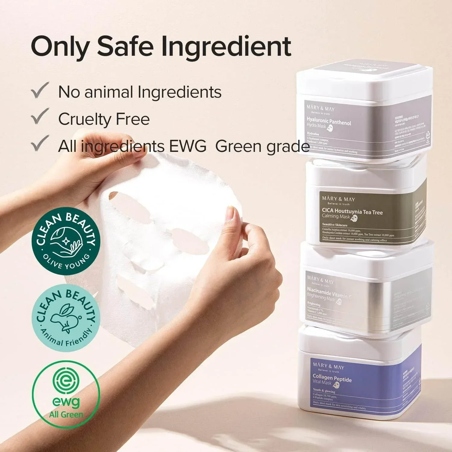 Mary&May Collagen Peptide Vital Mask (30ea) - Image 3